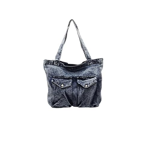 QUYBSGWJ Slouchy Nylon Casual Soft Sling Bag Umhängetasche Mit Großer Kapazität Für Frauen Und Männer,Blau,47 * 13 * 27 cm von QUYBSGWJ