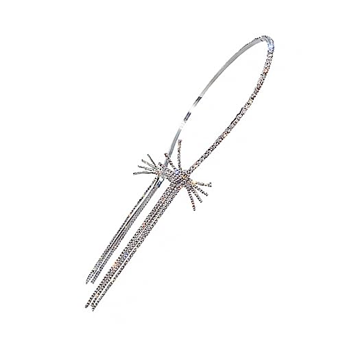 Kopfbedeckung mit Strasssteinen for Damen, Haarspange, 1 Stück, Stirnband, Haarband for Damen, schlichte Haardekoration, Bling Kopfbedeckung mit Strasssteinen for Damen, Haarspange, 1 Stück, Stirnband, Haarband for Damen, schlichte Haardekoration, Bling von QWFVHJ