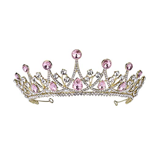 Kopfbedeckung mit Strasssteinen for Damen, Haarspange, Stirnband mit Strasssteinen, Brautkrone, Prinzessinnen-Tiara Kopfbedeckung mit Strasssteinen for Damen, Haarspange, Stirnband mit Strasssteinen, Brautkrone, Prinzessinnen-Tiara von QWFVHJ