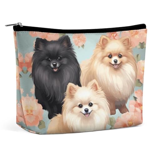 QWHJK Reise-Kosmetiktasche, Pomeranian-Muster, Hand-Kosmetiktasche, einfache Kosmetiktasche, Kosmetiktasche für Geldbörse, Pomeranian-Muster, Einheitsgröße, Zwergspitz-Muster, Einheitsgröße QWHJK Reise-Kosmetiktasche, Pomeranian-Muster, Hand-Kosmetiktasche, einfache Kosmetiktasche, Kosmetiktasche für Geldbörse, Pomeranian-Muster, Einheitsgröße, Zwergspitz-Muster, Einheitsgröße von QWHJK