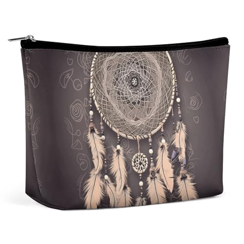 QWHJK Reise-Kosmetiktasche, Traumfänger-Druck, Hand-Kosmetiktasche, einfache Kosmetiktasche, Kosmetiktasche für Geldbörse, Traumfänger, Einheitsgröße, Traumfänger, Einheitsgröße von QWHJK