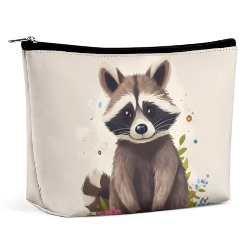 QWHJK Reise-Kosmetiktasche, Waschbär-Druck, Hand-Kosmetiktasche, einfache Kosmetiktasche, Kosmetiktasche für Geldbörse, Waschbär, Einheitsgröße, Waschbär, Einheitsgröße QWHJK Reise-Kosmetiktasche, Waschbär-Druck, Hand-Kosmetiktasche, einfache Kosmetiktasche, Kosmetiktasche für Geldbörse, Waschbär, Einheitsgröße, Waschbär, Einheitsgröße von QWHJK