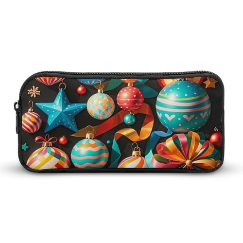 QWJKM Federmäppchen für Männer und Frauen, verschiedene Dekorationen für Weihnachten, Federmäppchen, tragbares Federmäppchen, personalisierter Stifthalter, ästhetische Stifttasche, Stiftebox, von QWJKM