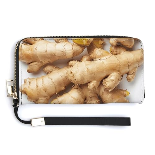 QWJKM Flor of Ginger Leather Wallet for Uni Slim Pattern Purse Long Wallets Card Holder with Zipper, White, 20.0*10.5cm, weiß, 20.0*10.5cm QWJKM Flor of Ginger Leather Wallet for Uni Slim Pattern Purse Long Wallets Card Holder with Zipper, White, 20.0*10.5cm, weiß, 20.0*10.5cm von QWJKM