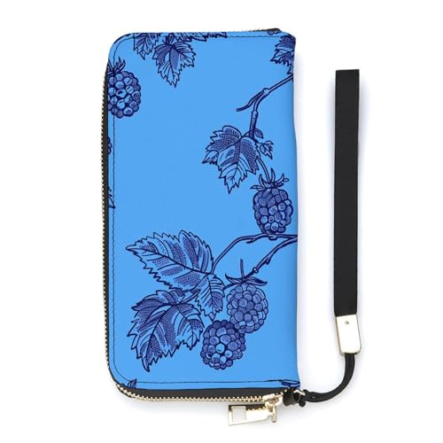 QWJKM Ledergeldbörse für Herren und Damen, schmal, vertikal, lang, mit Reißverschluss, Kartenhalter, weiß, 20 x 10,5 cm, weiß, 20x10.5cm QWJKM Ledergeldbörse für Herren und Damen, schmal, vertikal, lang, mit Reißverschluss, Kartenhalter, weiß, 20 x 10,5 cm, weiß, 20x10.5cm von QWJKM