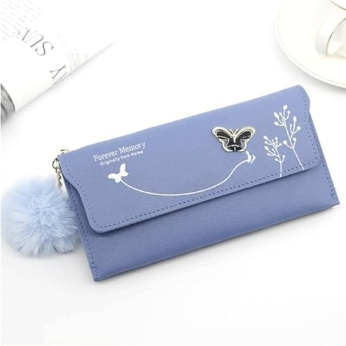 QWPYDXN Neu Große Kapazität Geldbörse Damen Vintage Design Leder Kompakte Größe Retro Mini Tragbare Mode Niedliche Geldbörsen Geschenk Portemonnaie von QWPYDXN