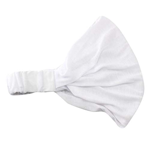 Frauen bequem für Männer Bandana japanische leichte Headbands Tennisschläger Hülle (White, One Size) von QWUVEDS