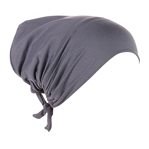 -Hut-Kappe ethnische böhmische Blumen-Haar-Abdeckungs-Verpackungs-Turban-Kopfbedeckung-Turban-Kappe Sportstirnbänder Damen Breit (F, One Size) von QWUVEDS