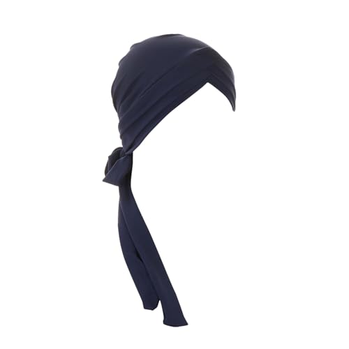 Kopfhut, Mütze, Ethno, Bohemian-Stil, Blumenmuster, Haarbedeckung, Wickel-Turban, Kopfbedeckung, Turban-Kappe, Plissee-Mütze Stirnbänder Mädchen 12 Jahre (B, One Size) von QWUVEDS