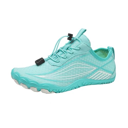 Paare Waten Schwimmen Schnorcheln Schuhe Männer Frauen Strand Tauchen Schuhe Damenschuhe Mokassin (Light Blue, 37) von QWUVEDS