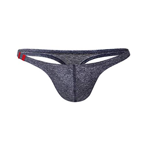 QWUVEDS Men 's Medium Low Höschen, Taille stabile Unterwäsche reizvolle Herren-Unterwäsche Tanga Lange Unterhose für den Winter Boxerbriefs von QWUVEDS