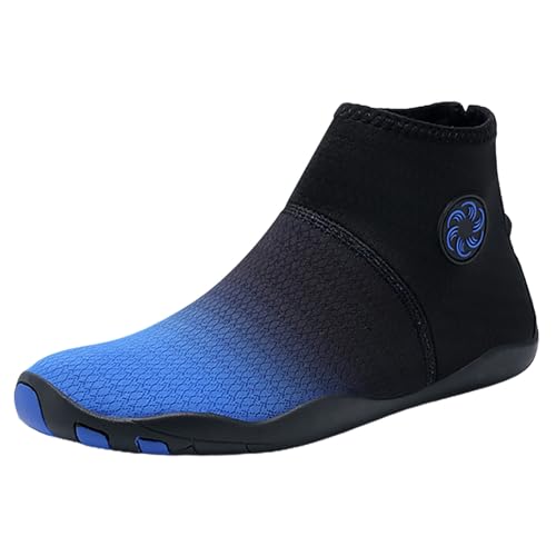 QWUVEDS Outdoor-Strandschuhe Paar Schwimmschuhe Mid Top Tauchschuhe Watschuhe Flussverfolgung Driftschuhe Fitnessschuhe Damenschuhe Größe 43 Herren Laufschuhe Herren Sportschuhe Herren (Blue, 37) von QWUVEDS