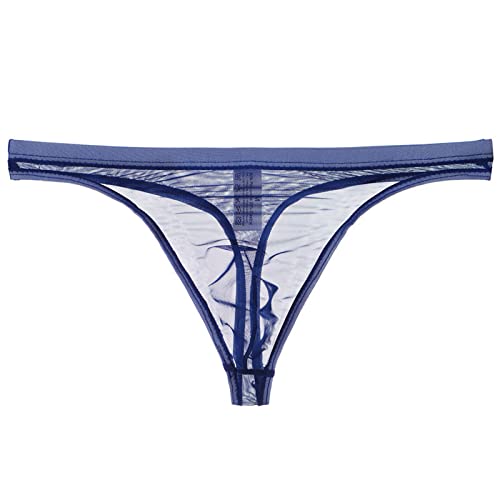 QWUVEDS Unterhosen männer Slip sexy Transparenter Tanga für Herren, dünnes Mesh, sexy Unterwäsche Herren Super Mini String Spitzenhöschen atmungsaktiv Unterhosen Jungen Unterhosen männer Slip von QWUVEDS