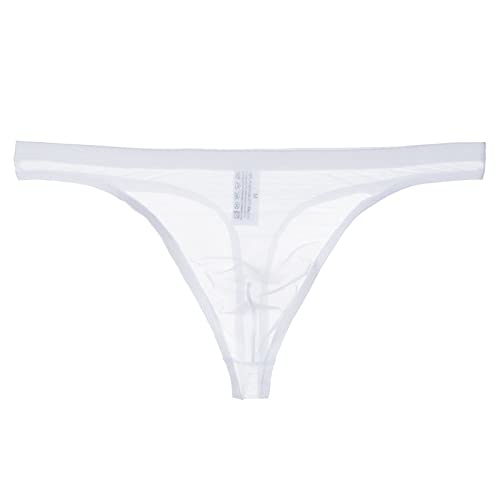 QWUVEDS Unterhosen männer Slip sexy Transparenter Tanga für Herren, dünnes Mesh, sexy Unterwäsche Herren Super Mini String Spitzenhöschen atmungsaktiv Unterhosen Jungen Unterhosen männer Slip von QWUVEDS