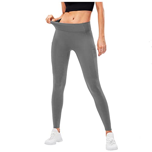 Yoga Hose Männer Leinen Hosen schlanke Hosen Yoga-Plus solide Leggings Frauen samt Hosen Casual-Hosen Spleißen Jogginghose Leggings Glänzend von QWUVEDS