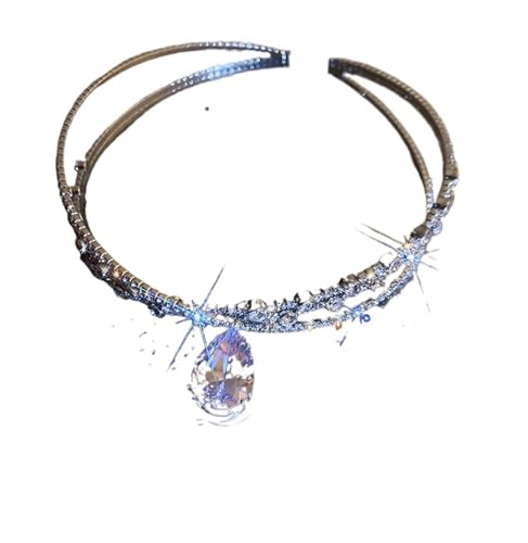 Kopfschmuck Elfen Modische Elfenkrone for die Augenbrauen, Herz im Ethno-Stil for die Stirn, sanftes und elegantes Haarband, Feen-Stirnband(06 multipurpose) von QWWQYDY