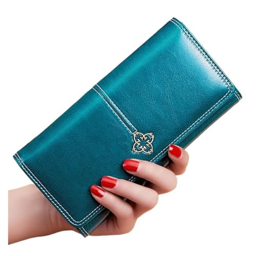 QWWQYDY Brieftasche Damen Damen Geldbörse Lange Geldbörsen Kartenhalter Münzfach(Color 03) von QWWQYDY