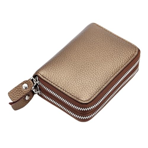 QWWQYDY Brieftasche Damen Frauen Mini Kurze Brieftasche Geldbörse Karte Halter Akkordeon Slots Zipper Tasche(Color1) von QWWQYDY