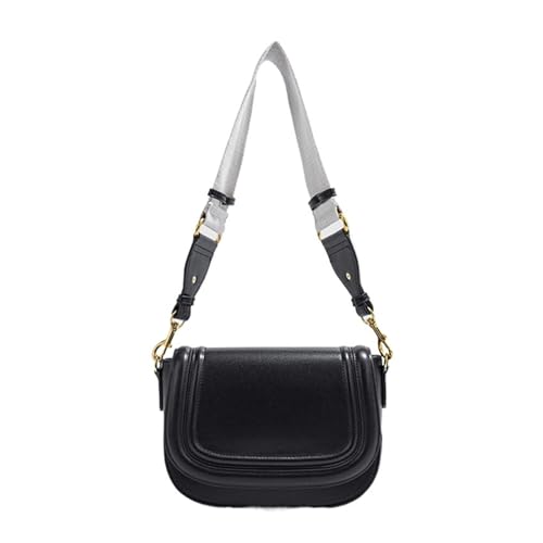 QWWQYDY Umhängetasche Damen Damen Breiter Schultergurt Schulter Diagonal Unterarmtasche Leder Crossbody(Color1) von QWWQYDY