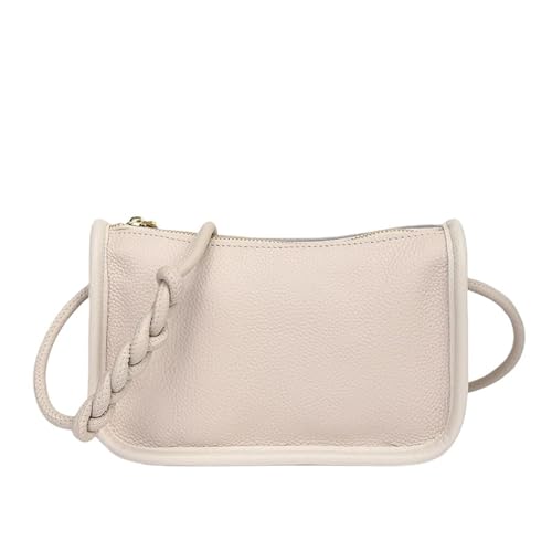 QWWQYDY Umhängetasche Damen Leder Mode Frauen Crossbody Schultertasche Handtasche Geldbörse(Beige) von QWWQYDY