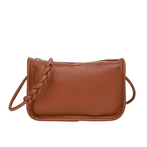 QWWQYDY Umhängetasche Damen Leder Mode Frauen Crossbody Schultertasche Handtasche Geldbörse(Brown) von QWWQYDY