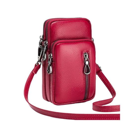 QWWQYDY Umhängetasche Damen Leichte Crossbody Messenger Leder Kleine Schultertasche(Color 06) von QWWQYDY