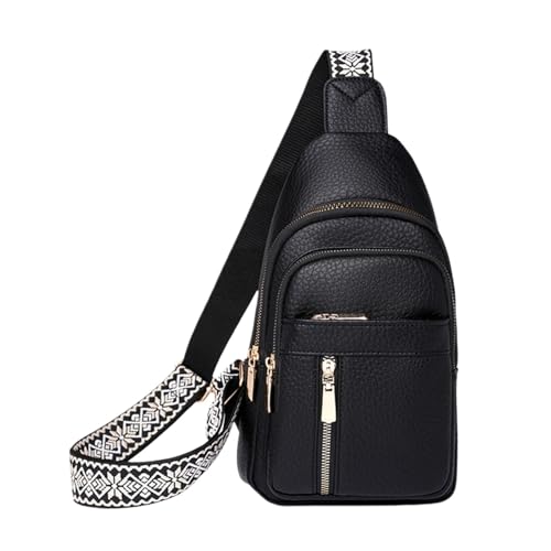 QWWQYDY Umhängetasche Damen Mode Lässig Brust Schulter Frauen Leder Wasserdichte Umhängetasche(Color 05) von QWWQYDY