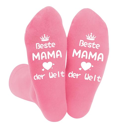 Muttertagsgeschenk für Mama Geschenke für Mama Zum Geburtstag Beste Mama Der Welt Muttertag Lustige Socken Mutter Geschenk Geburtstagsgeschenk für Mama Mütter Besondere Geschenke Mama Muttertag von QWZify