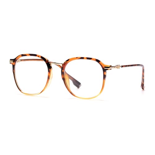 QXEYEGLAS Übergroße Retro Ovale Lesebrille 3,5 für Damen, Vintage Großer Rahmen Stylisch Anti-Blaulicht Computerleser- Elegante Gross Leser Brille Gegen Augenermüdung von QXEYEGLAS
