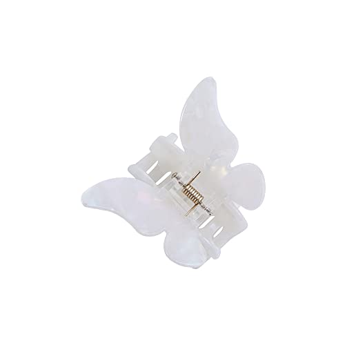 QXSJEDYCH Haarnadel-Schmetterlings-Haarklammer, kleine Haarkralle for Frauen und Mädchen, rutschfeste Schmetterlings-Klauenklammern for dickes Haar und starken Halt Schmuck(2) von QXSJEDYCH