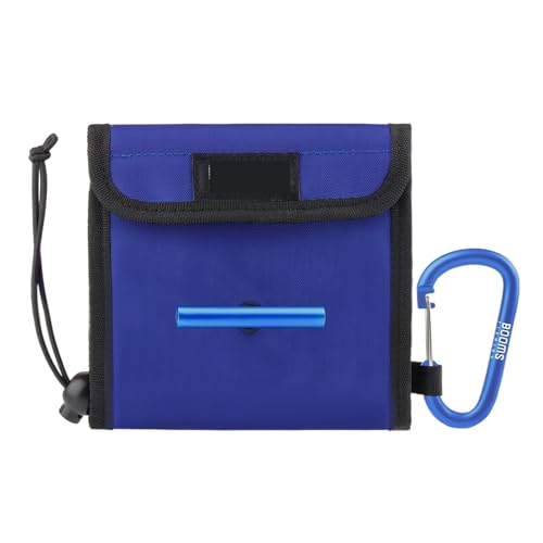 QXYSLHKC SH2 Angelzubehör Binder 10 Taschen Fliegenfischen Zubehör Aufbewahrung Tippet Line Wallet Case, blau, Einheitsgröße von QXYSLHKC