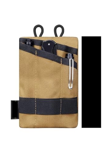 Taktische EDC Tasche Geldbörse Tasche Mini Hüfttasche mit Camping Wandern Jagd Angeln, Schwarz , Einheitsgröße von QXYSLHKC