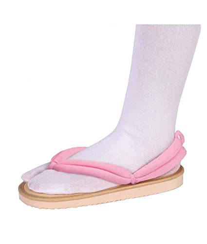 QYIFIRST Kimetsu no Yaiba Nezuko Kamado Cosplay Clogs Shoes slippers Sandals für Kostüm Rosa Herren Damen 43 (Inside length 26cm) von QYIFIRST