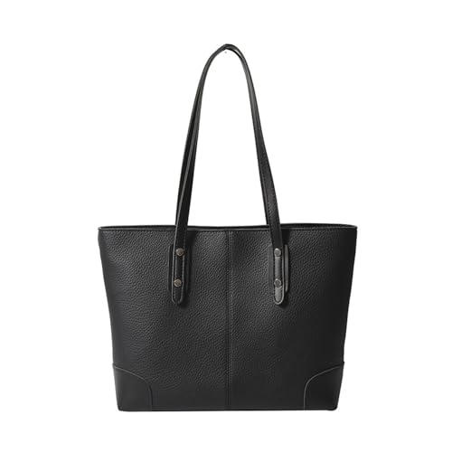 QZLNONTK Modehandtasche mit großem Fassungsvermögen for Damen | Stilvolle Umhängetasche for Pendler(Black) von QZLNONTK