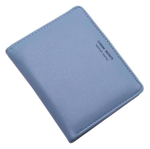 QZLNONTK Modische rosa PU-Leder-Geldbörse for Damen – tragbares Kreditkartenetui und Münzgeldbörse mit großem Fassungsvermögen(Dark Blue) von QZLNONTK