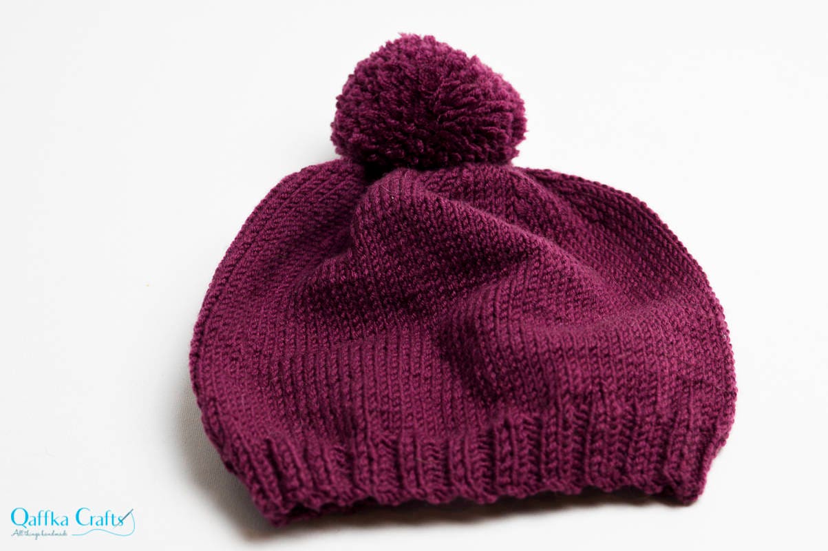 Warme Mütze. Perfekte Wintermütze. Hergestellt Aus Hochwertigen Wollgarn. Weich Und Kuschelig Hand Gestrickte Mütze Pom Pom. Weihnachtsgeschenk Warme Mütze. Perfekte Wintermütze. Hergestellt Aus Hochwertigen Wollgarn. Weich Und Kuschelig Hand Gestrickte Mütze Pom Pom. Weihnachtsgeschenk von QaffkaCrafts