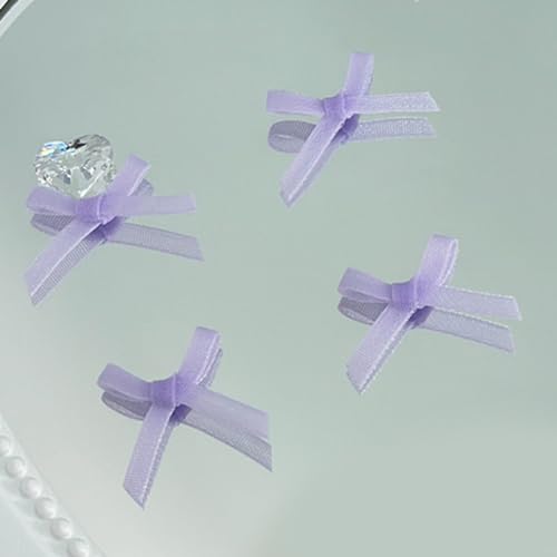 10 Stück Schleife Nagel Charm Buntes Band Nagel Schleife Halloween Valentinstag Weihnachten Zubehör Für Kunsthandwerk Teenager Frauen von Qaonsciug