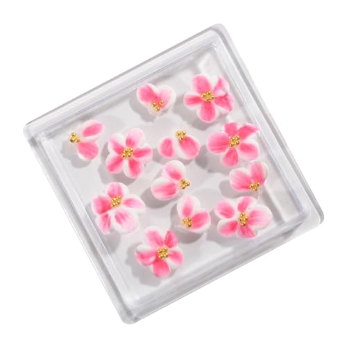 12 Stücke Harz Rose Camellia Nails Charme Einzigartige Stile 3d Nägel Accesories Maniküre Nägel Kunst Für Frauen Und Mädchen von Qaonsciug