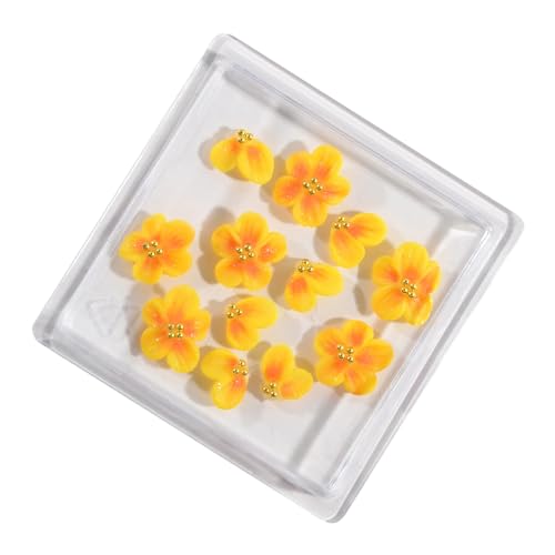 12 Stücke Harz Rose Camellia Nails Charme Einzigartige Stile 3d Nägel Accesories Maniküre Nägel Kunst Für Frauen Und Mädchen von Qaonsciug