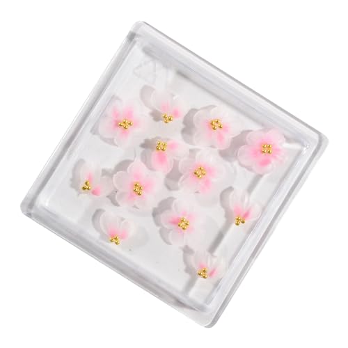 12 Stücke Harz Rose Camellia Nails Charme Einzigartige Stile 3d Nägel Accesories Maniküre Nägel Kunst Für Frauen Und Mädchen von Qaonsciug