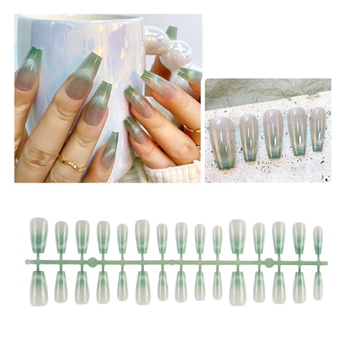 30 Stück Press On Nails Fake Nails Press On Glossy Acryl Full Künstliche Falsche Nägel Für Frauen von Qaonsciug
