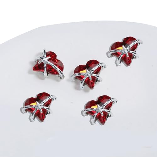 5 Stück Stilvolle 3D Nagelanhänger Zum Selbermachen Kunstdekoration Bringen Sie Ihre Maniküre Auf Die Nächste Stufe Für Frauen Und Mädchen von Qaonsciug