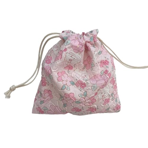 Cartoon Draw String Bag Lagerbeutel Kompaktes Kosmetikbeutel Make Up Organisiert Für Pinsel Travel Essentielle Polyester Make Up Beutel von Qaonsciug