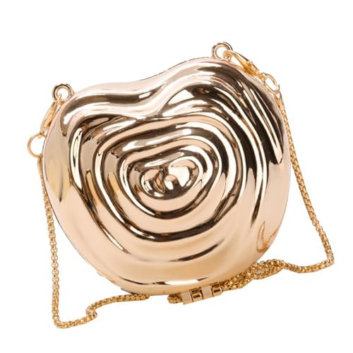 Elegante Acryl Umhängetasche Mit Einzigartiger Herzform Crossbody Geldbörse Abendbeutel Party Handtasche Für Besonderen Anlass von Qaonsciug