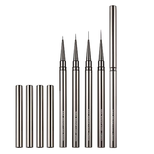 Feiner Art Liner Pinsel Gel Malpinsel Streifenpinsel Für Kurze Striche Zum Verblenden Länglicher Linien von Qaonsciug