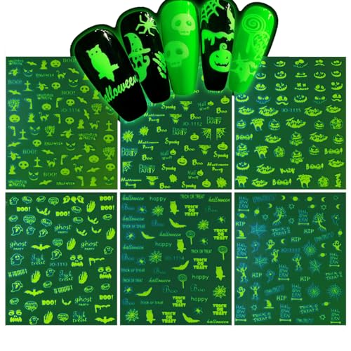 Halloween Weihnachten Selbstklebende Nagel Aufkleber Aufkleber Transfer Maniküre Art Slider Wrap Dekoration Für Urlaub Party von Qaonsciug