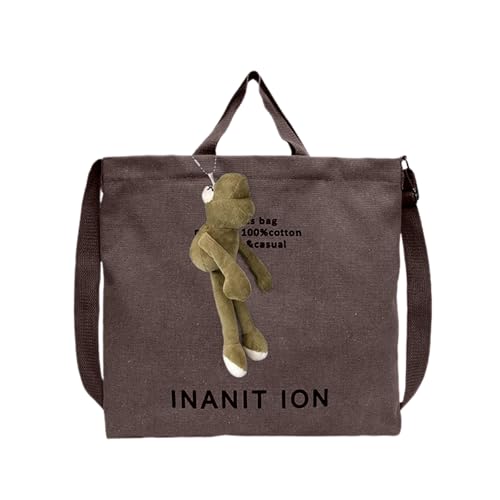 Praktische Umhängetasche Lässige Umhängetasche Taschen Mit Oben Canvas Umhängetasche Mit Verstellbarem Riemen Für Damen Und Herren von Qaonsciug