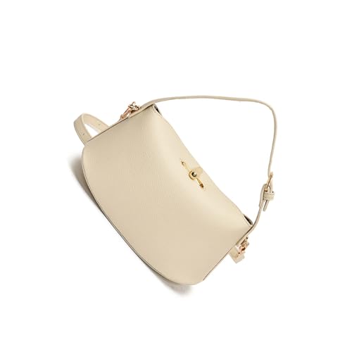 Qaonsciug All Matching Crossbody Bag Für Frauen Einfache Umhängetasche Retro Handtasche PU Leder Eimer Alltag Frauen Retro Schulter PU Leder Crossbody Weibchen Eimer von Qaonsciug