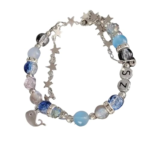 Qaonsciug Blaues Sternarmband Mit Premium Materialien Kreative Handgelenkkette Geeignet Für Verschiedene Anlässe Und Outfit von Qaonsciug