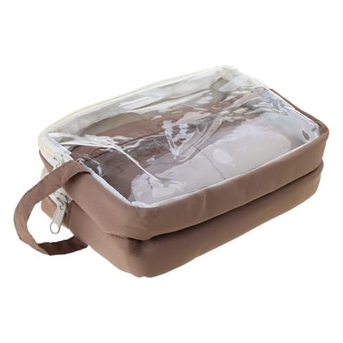 Qaonsciug Bleistiftkoffer Mit Großer Kapazität Mit Aufkleber Cartoon Tierstifte Beutel Tasche Schöne Stiftbeutel Geschenk Für Studentenbeutel Stiften Cartoon Capybara Hülle Große Kapazität von Qaonsciug